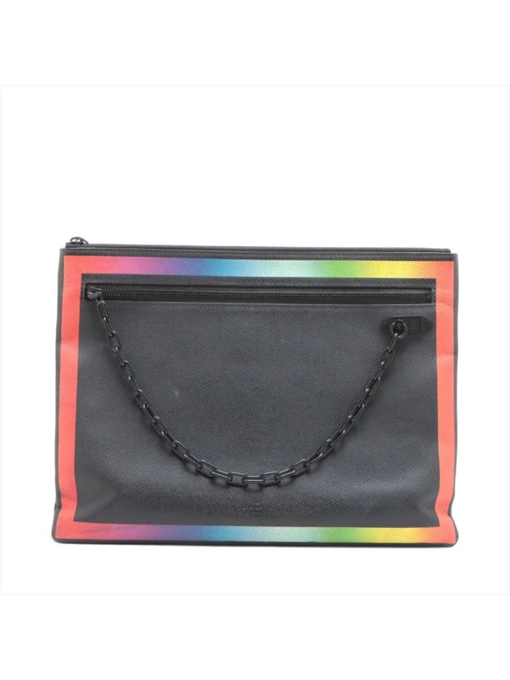 Louis Vuitton Taiga Rainbow Pochette Clutch Pouch